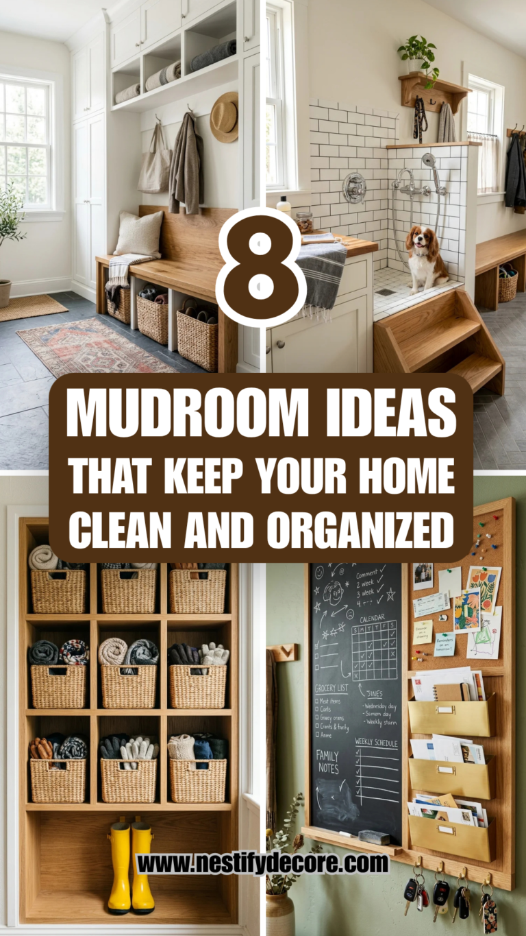 8 Mudroom Ideas That Keep Your Home Clean and Organized