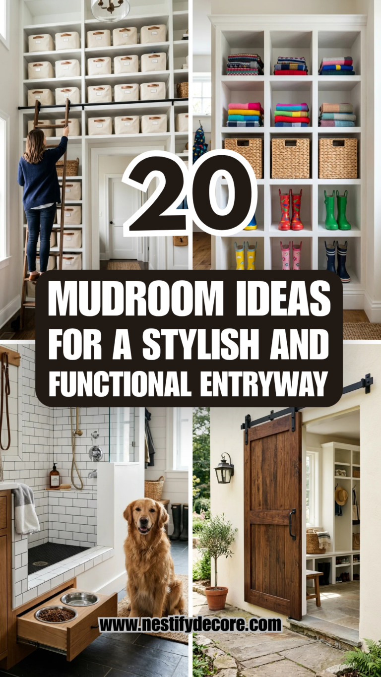 20 Mudroom Ideas for a Stylish and Functional Entryway
