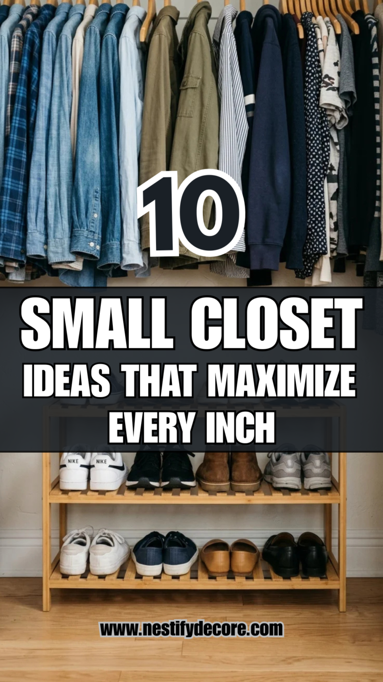10 Small Closet Ideas That Maximize Every Inch