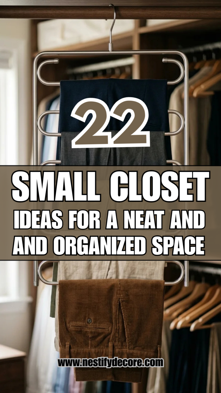 22 Small Closet Ideas for a Neat and Organized Space