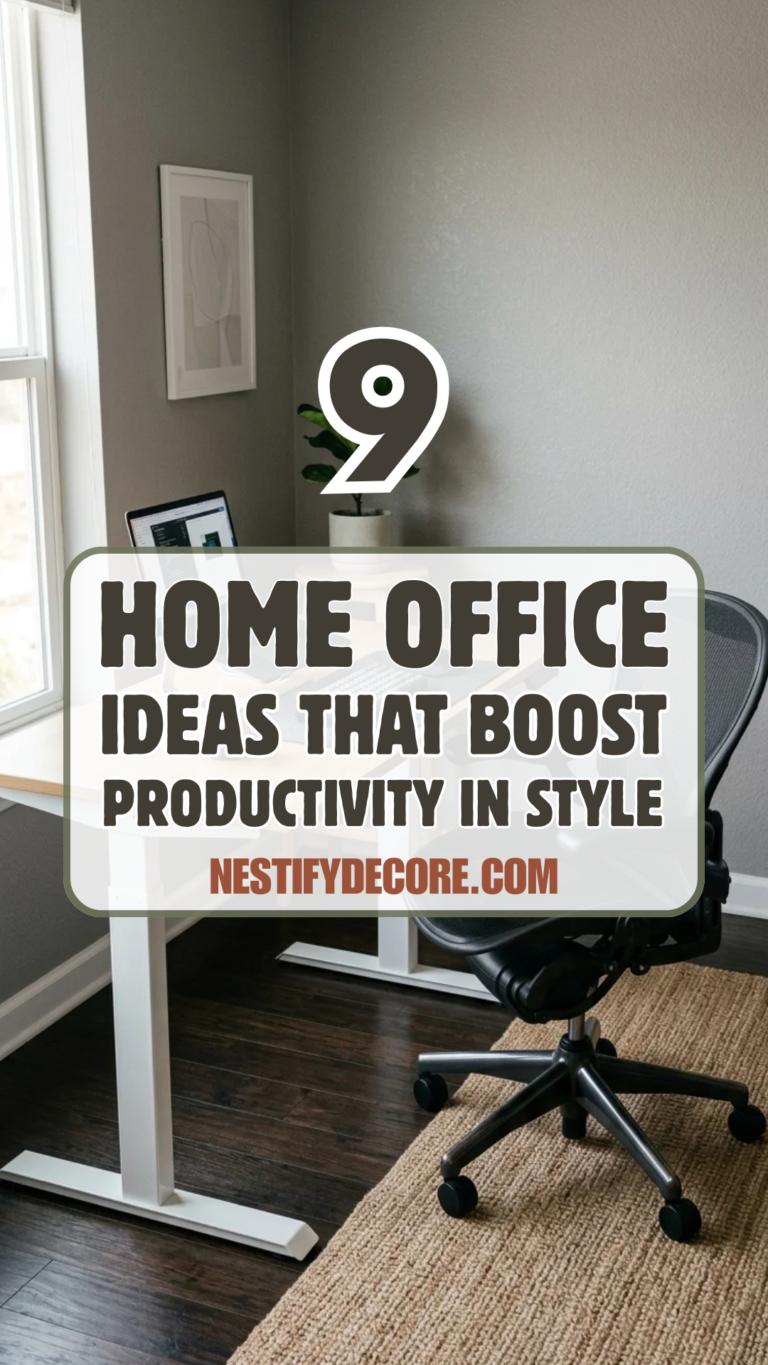 9 Home Office Ideas That Boost Productivity in Style