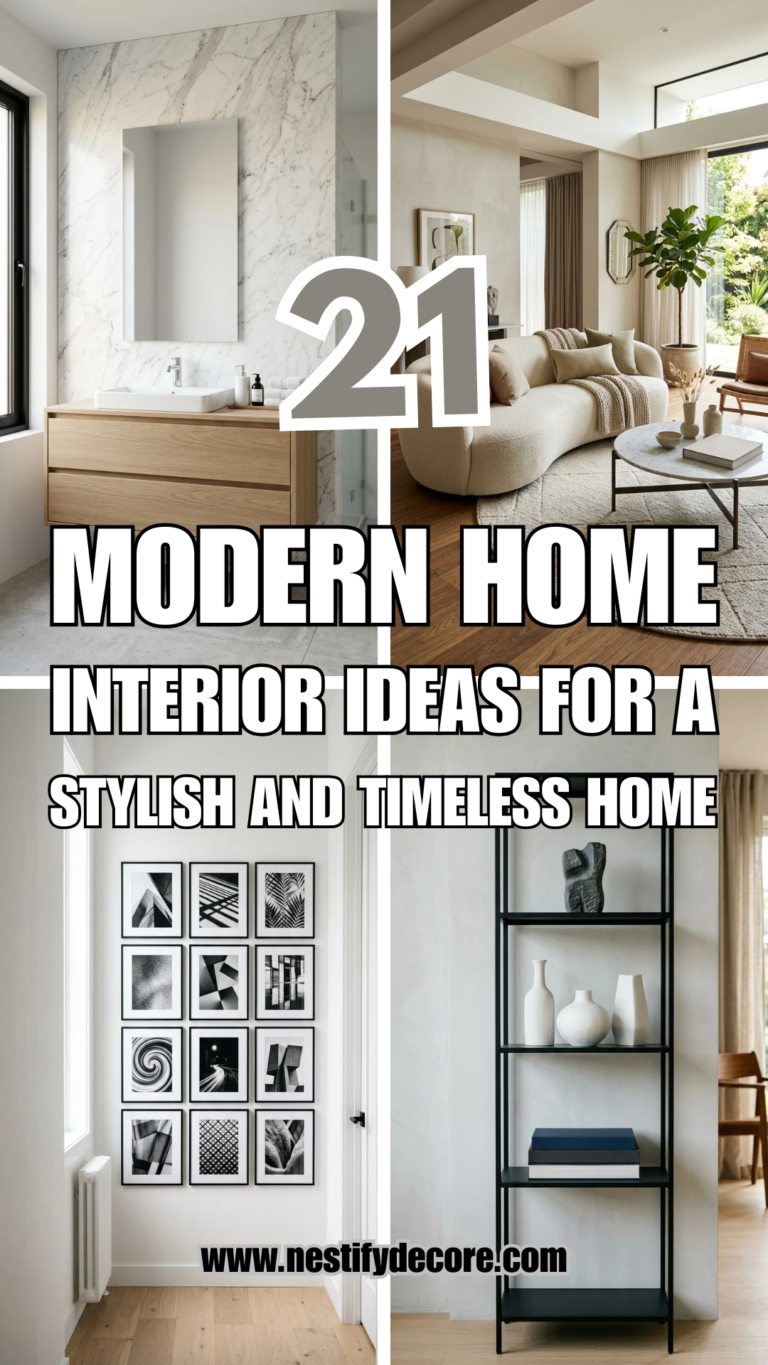 21 Modern Home Interior Ideas for a Stylish and Timeless Home