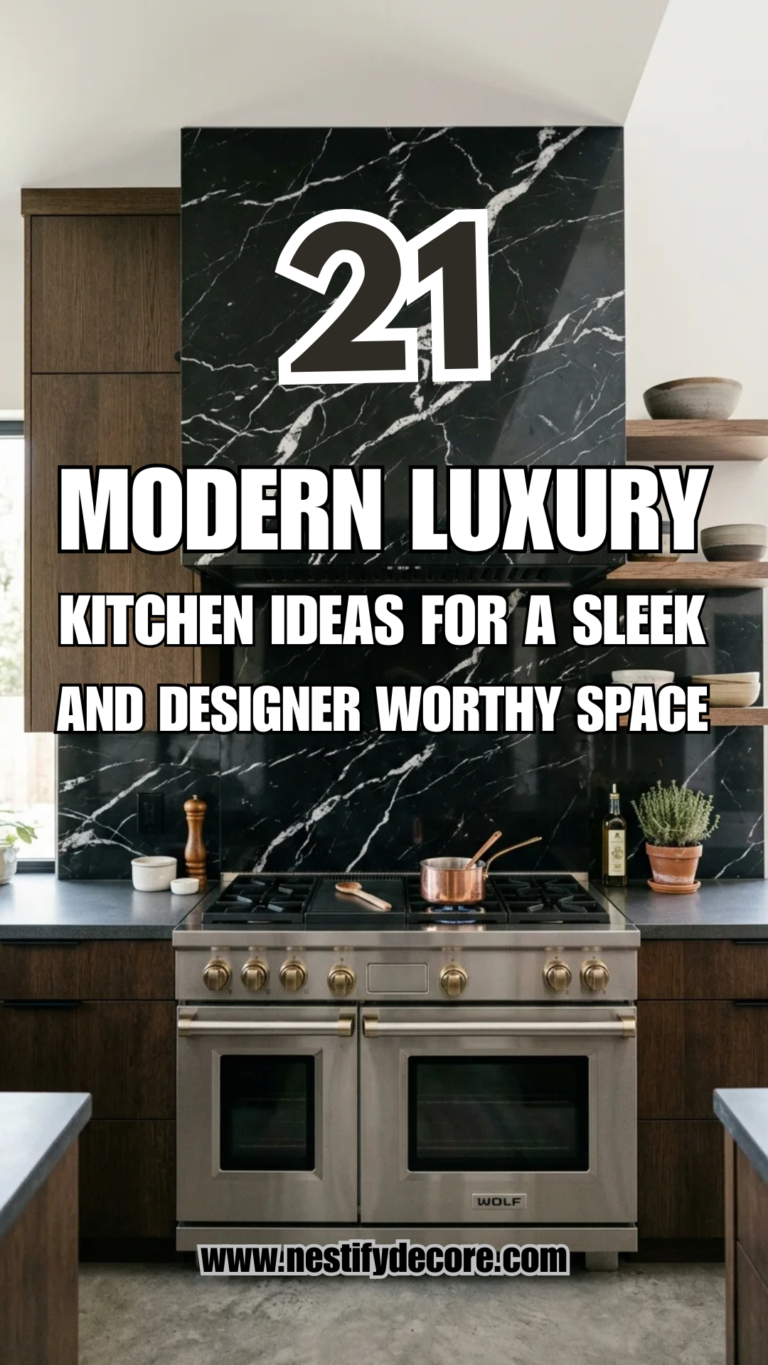 21 Modern Luxury Kitchen Ideas for a Sleek and Designer-Worthy Space