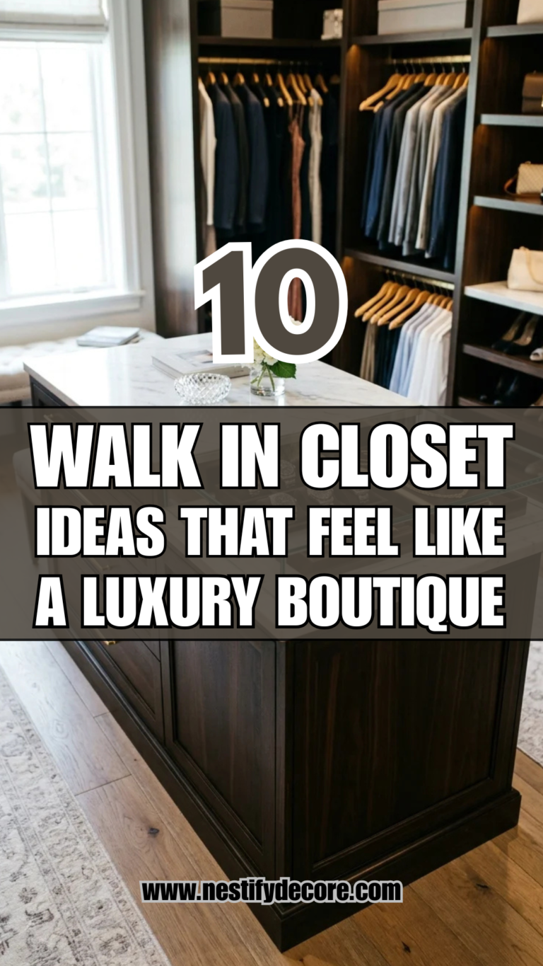 10 Walk-In Closet Ideas That Feel Like a Luxury Boutique