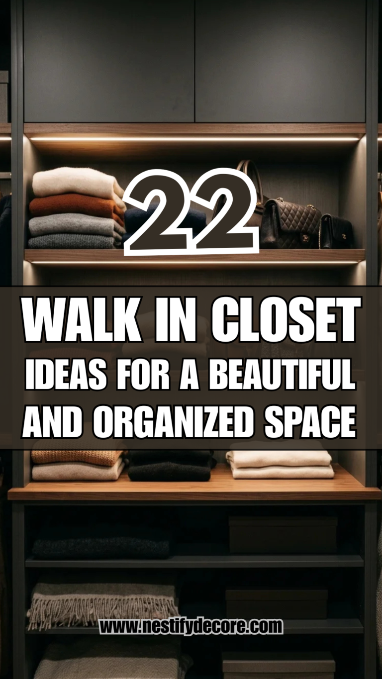 22 Walk-In Closet Ideas for a Beautiful and Organized Space