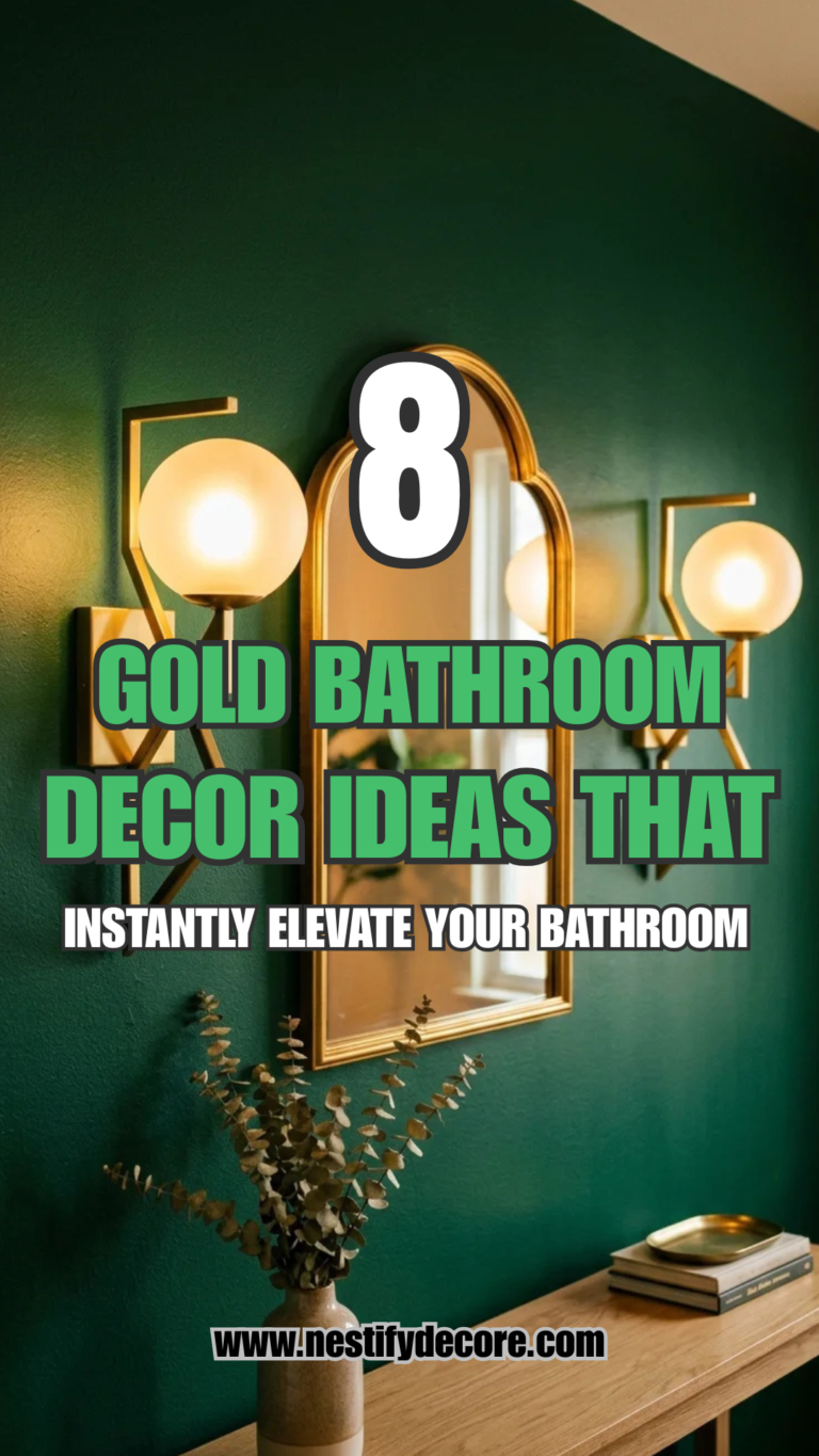 8 Gold Bathroom Decor Ideas That Instantly Elevate Your Bathroom