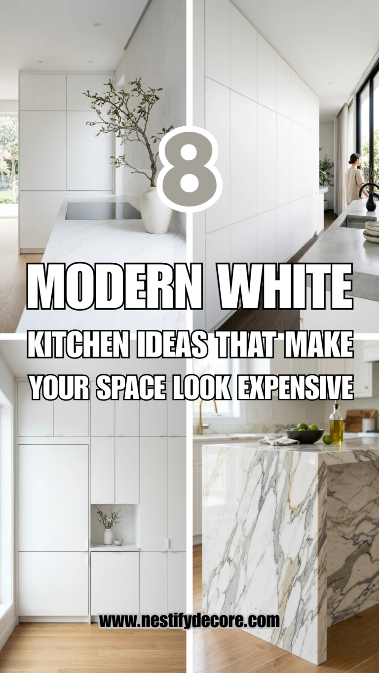 8 Modern White Kitchen Ideas That Make Your Space Look Expensive
