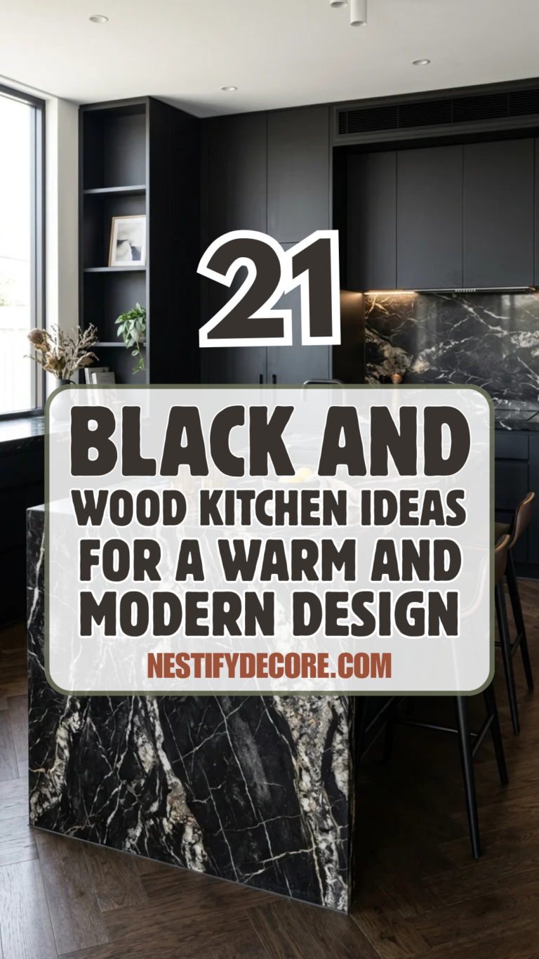 21 Black and Wood Kitchen Ideas for a Warm and Modern Design