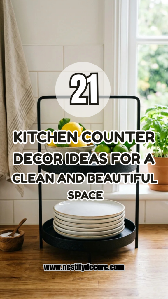 21 Kitchen Counter Decor Ideas for a Clean and Beautiful Space