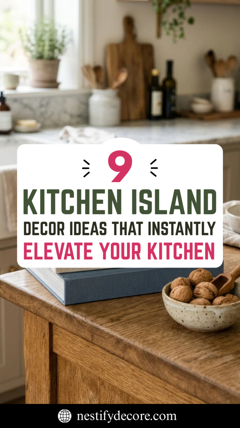 9 Kitchen Island Decor Ideas That Instantly Elevate Your Kitchen