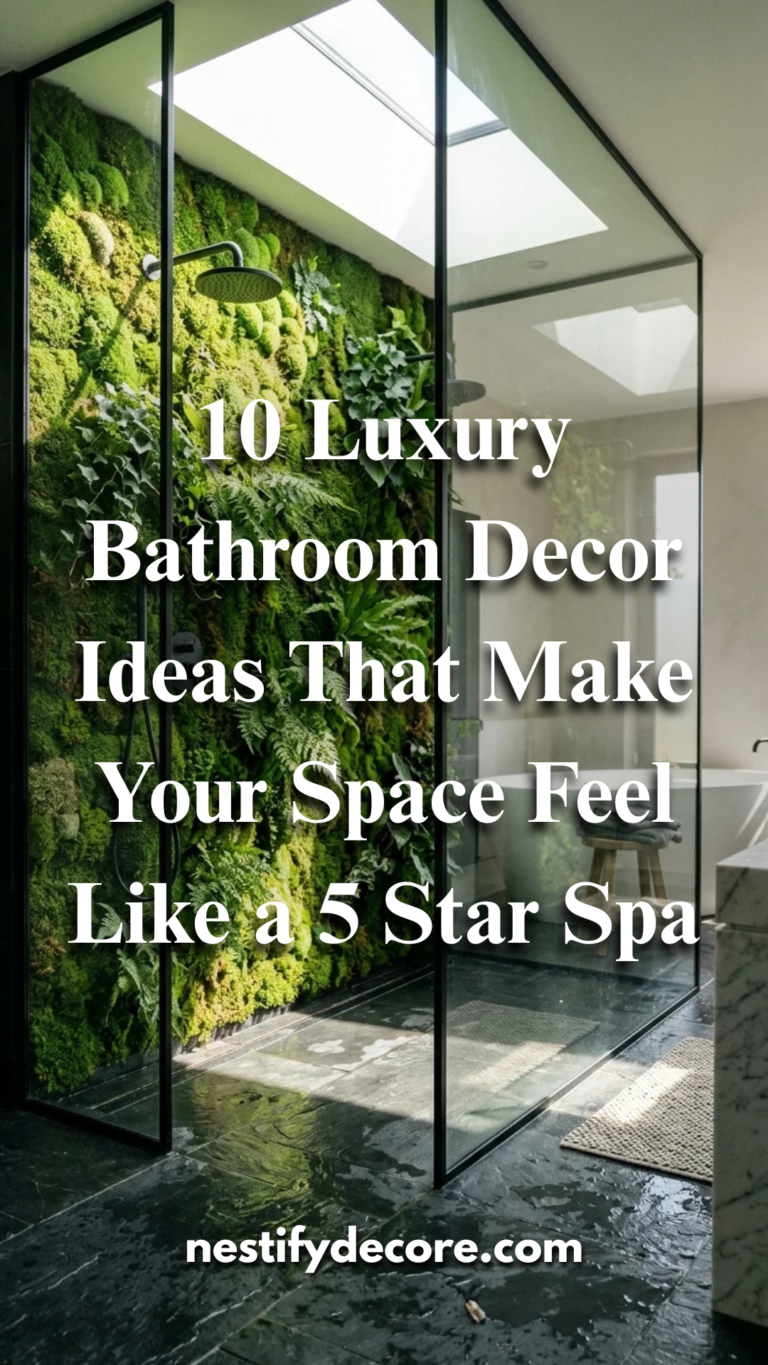 10 Luxury Bathroom Decor Ideas That Make Your Space Feel Like a 5-Star Spa
