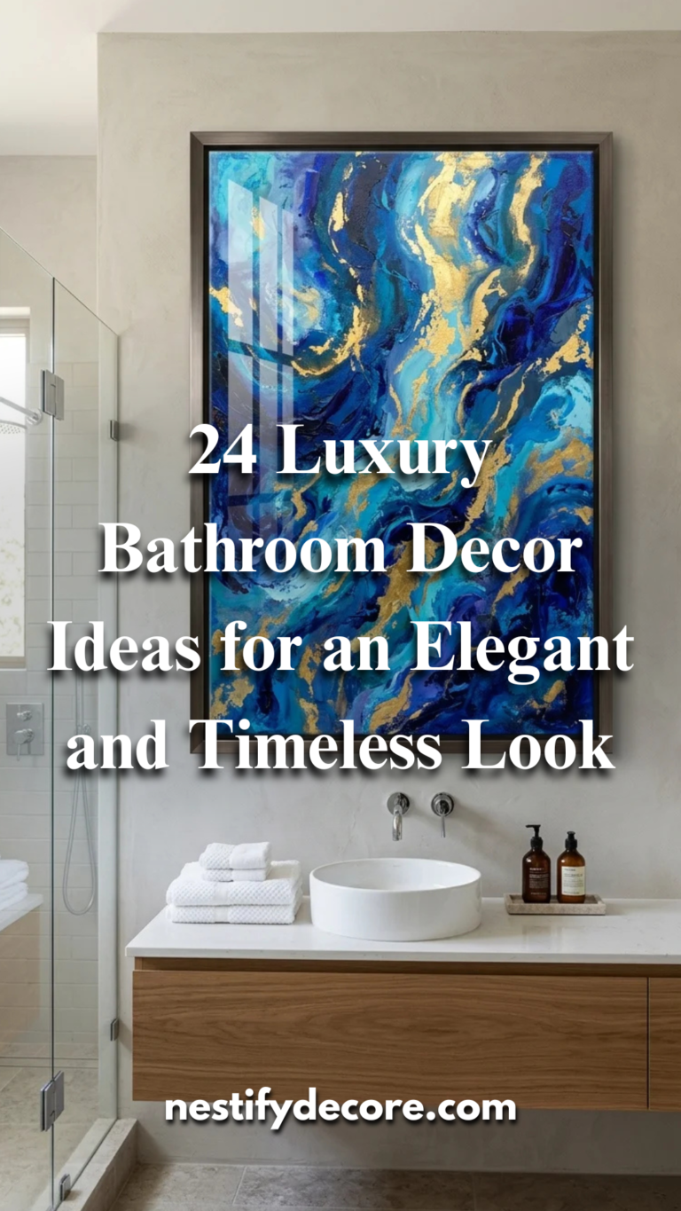 24 Luxury Bathroom Decor Ideas for an Elegant and Timeless Look