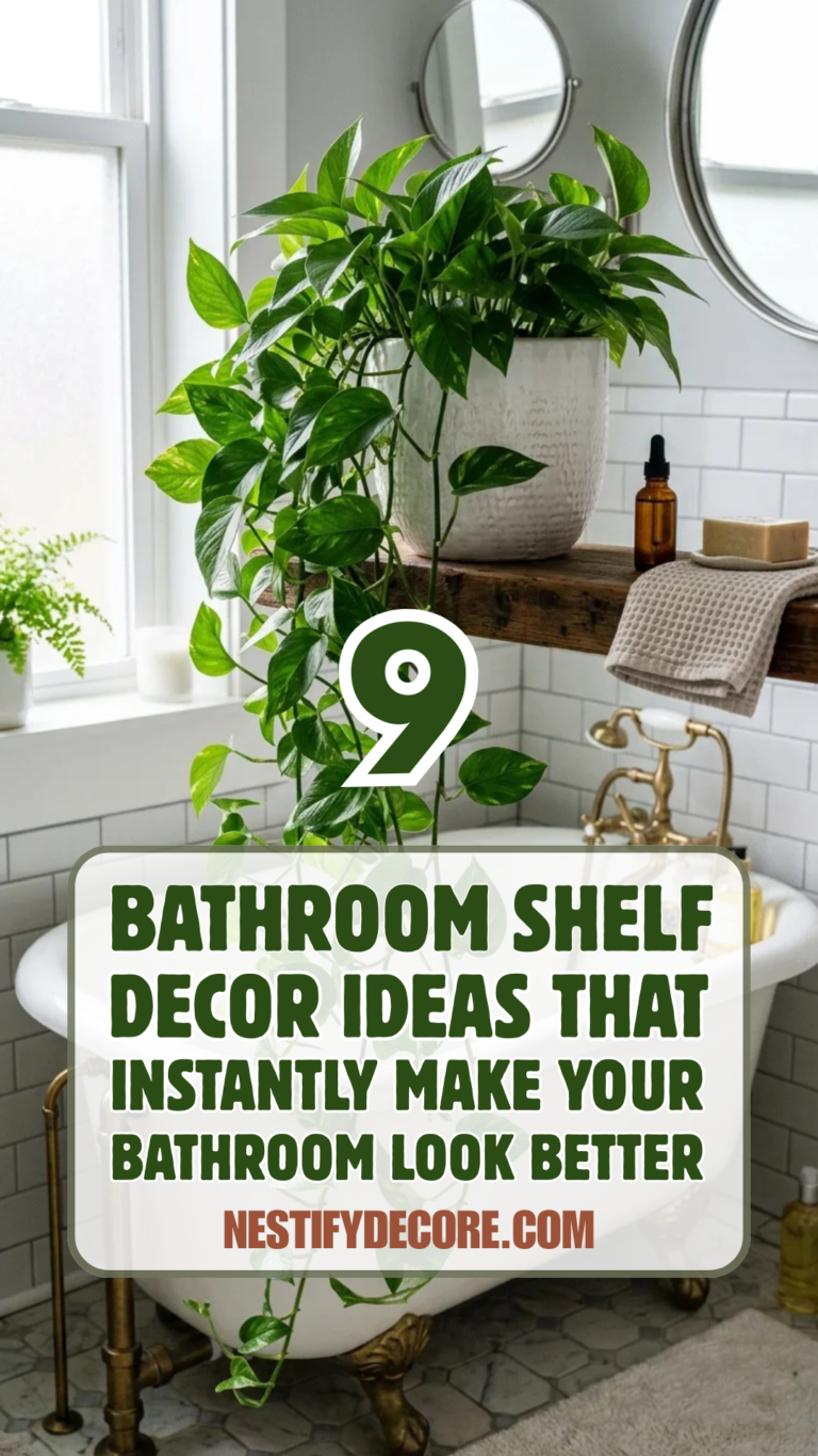 9 Bathroom Shelf Decor Ideas That Instantly Make Your Bathroom Look Better