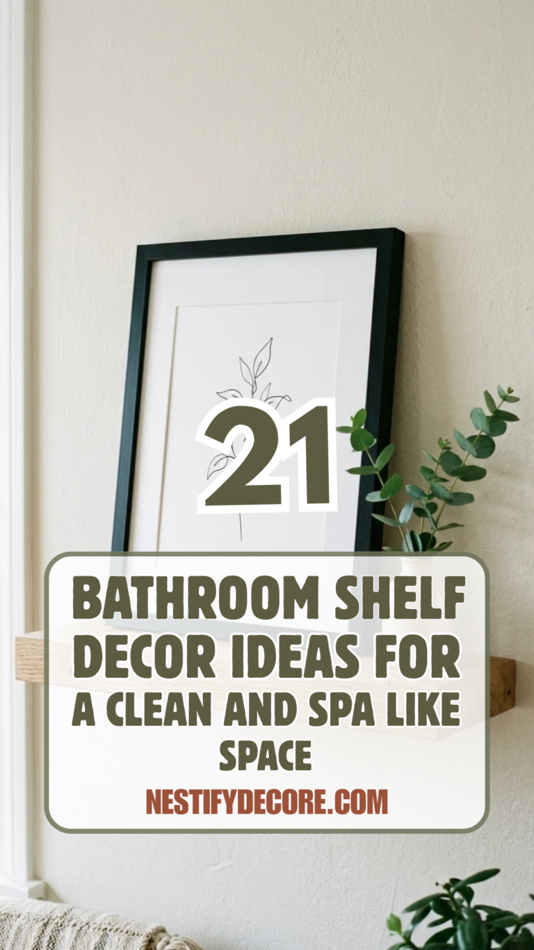 21 Bathroom Shelf Decor Ideas for a Clean and Spa-Like Space