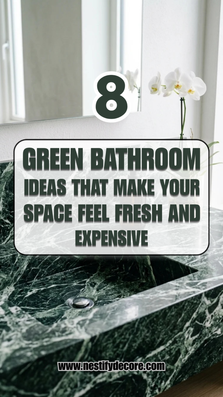 8 Green Bathroom Ideas That Make Your Space Feel Fresh and Expensive