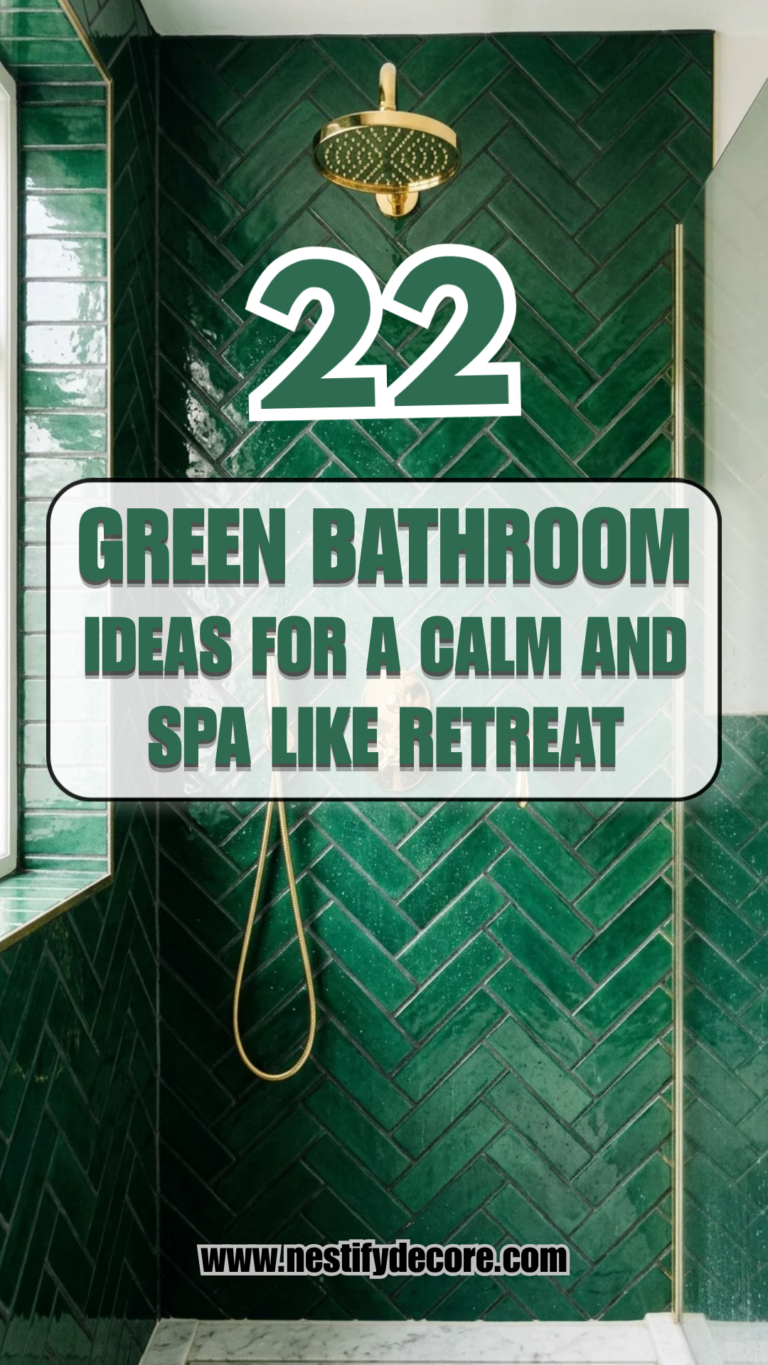 22 Green Bathroom Ideas for a Calm and Spa-Like Retreat