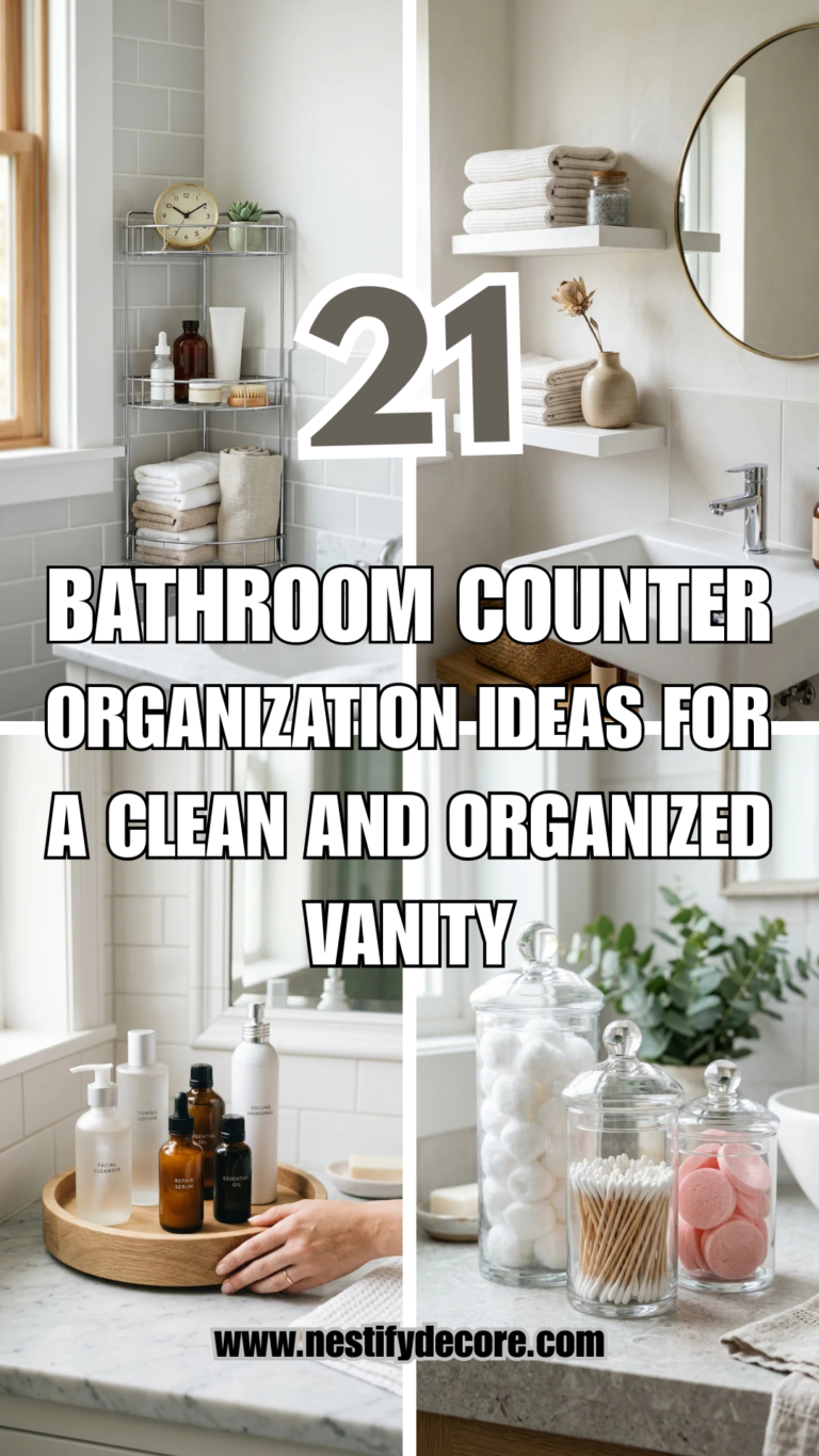21 Bathroom Counter Organization Ideas for a Clean and Organized Vanity