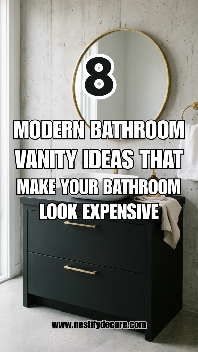 8 Modern Bathroom Vanity Ideas That Make Your Bathroom Look Expensive