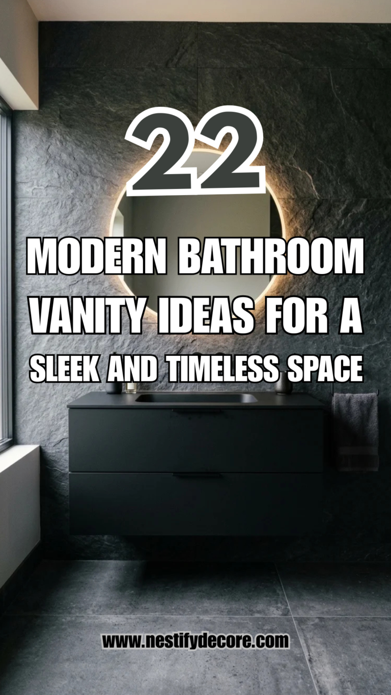 22 Modern Bathroom Vanity Ideas for a Sleek and Timeless Space