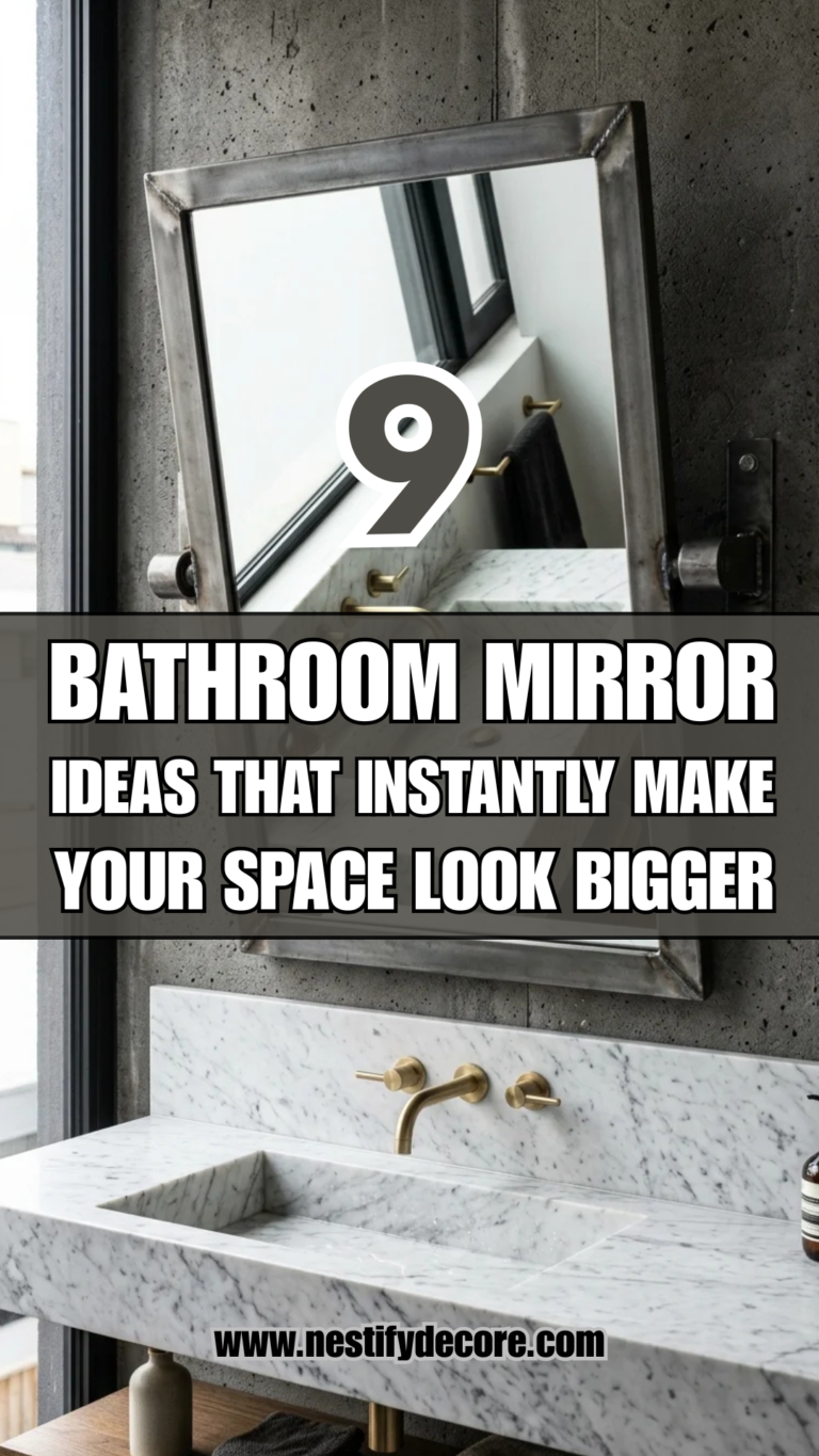 9 Bathroom Mirror Ideas That Instantly Make Your Space Look Bigger