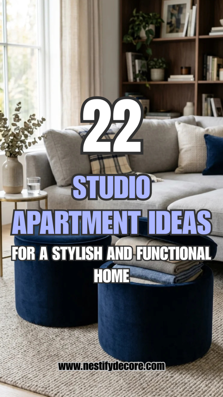 22 Studio Apartment Ideas for a Stylish and Functional Home