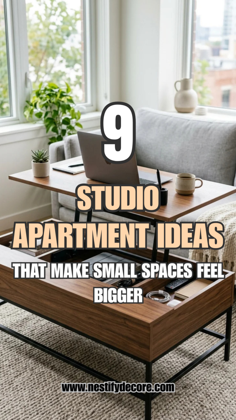 9 Studio Apartment Ideas That Make Small Spaces Feel Bigger