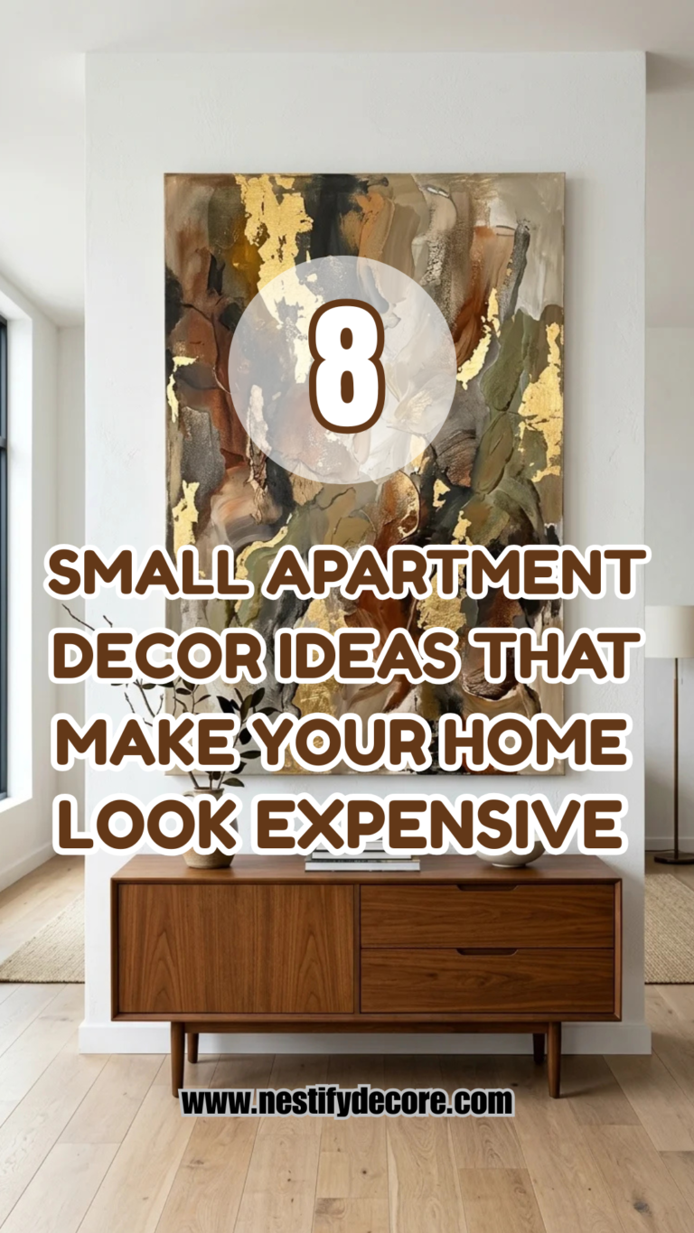 8 Small Apartment Decor Ideas That Make Your Home Look Expensive