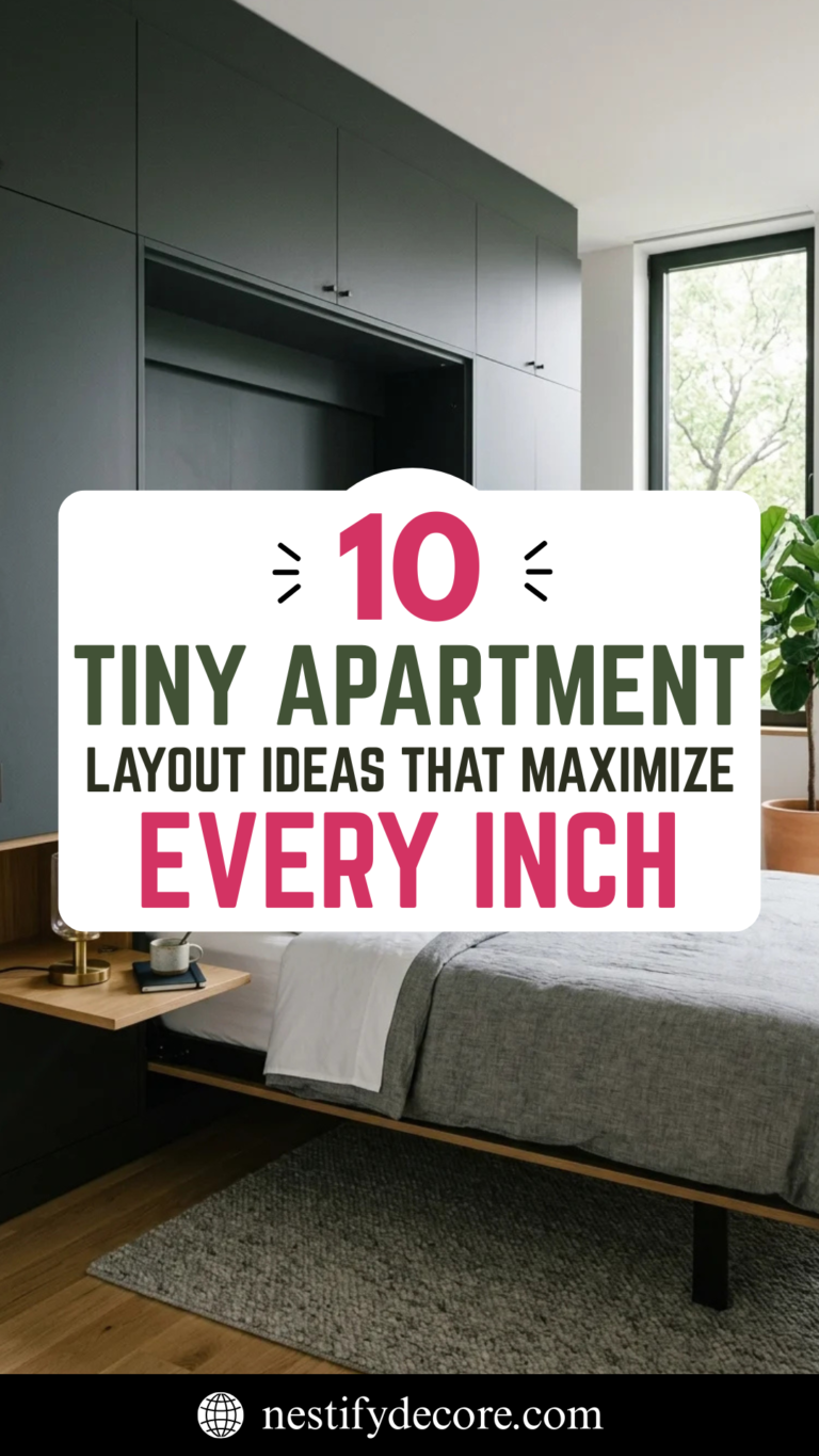 10 Tiny Apartment Layout Ideas That Maximize Every Inch