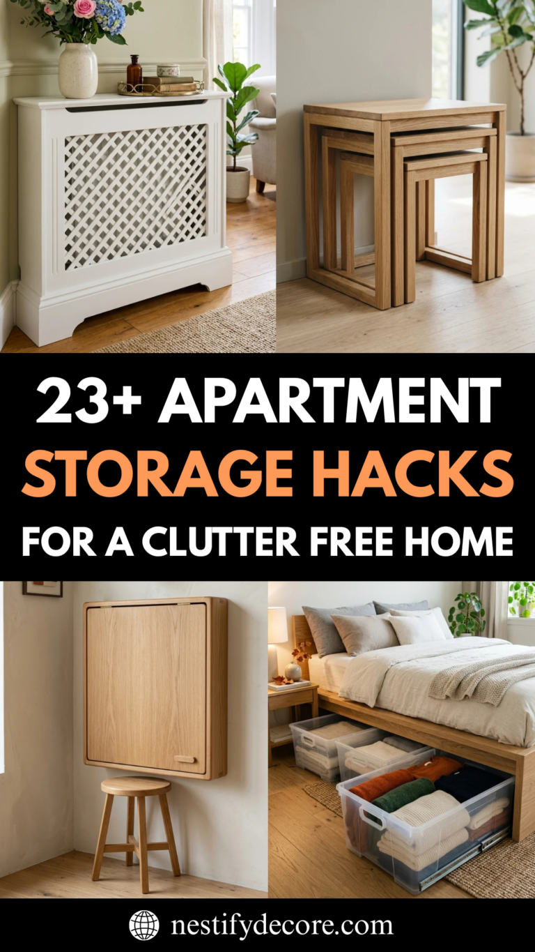 23 Apartment Storage Hacks for a Clutter-Free Home