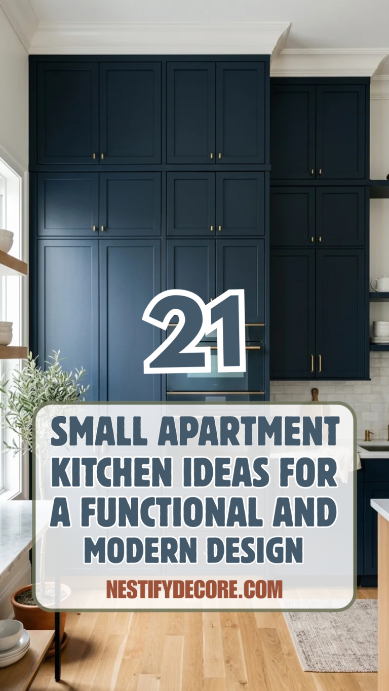21 Small Apartment Kitchen Ideas for a Functional and Modern Design