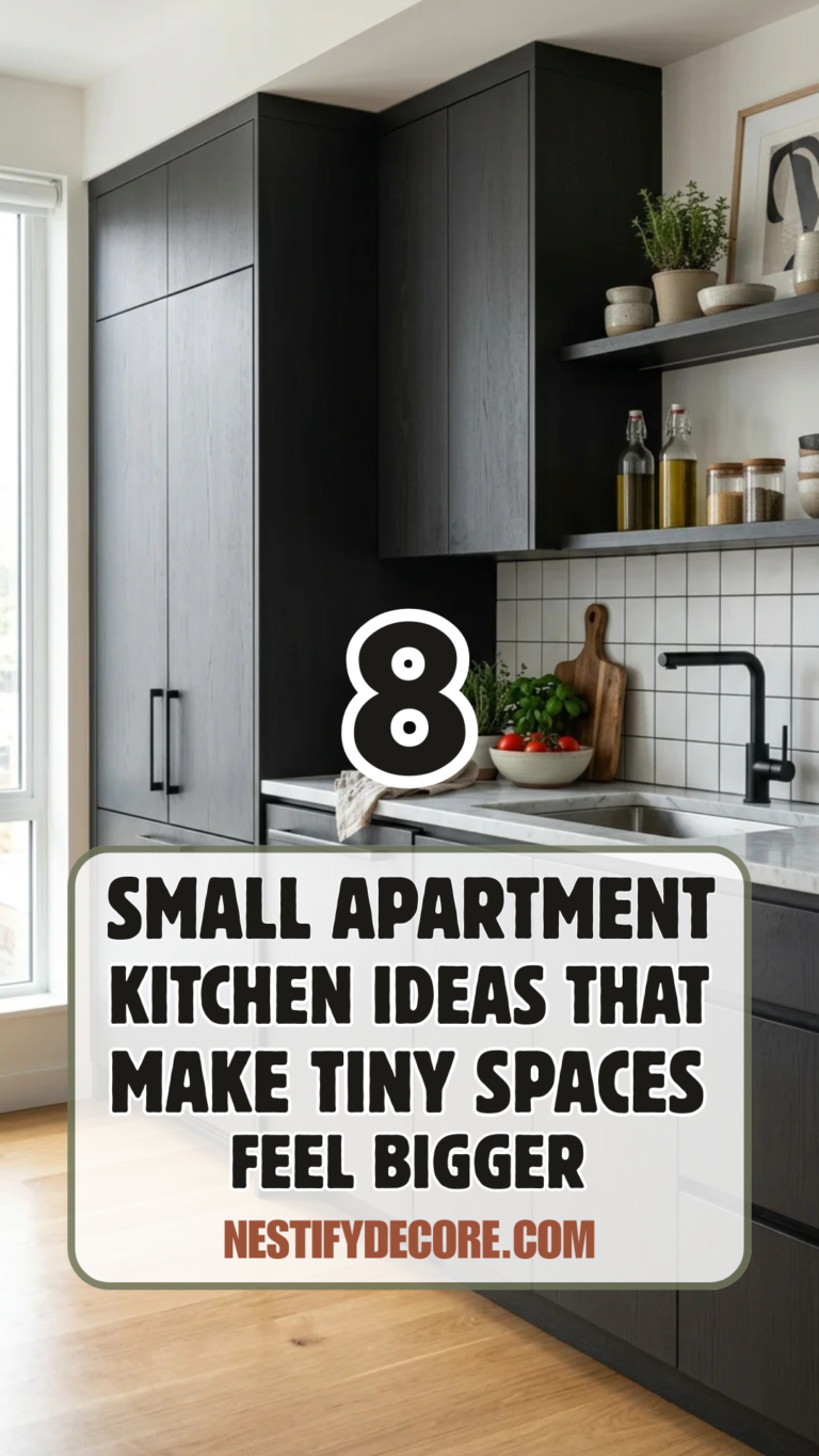8 Small Apartment Kitchen Ideas That Make Tiny Spaces Feel Bigger
