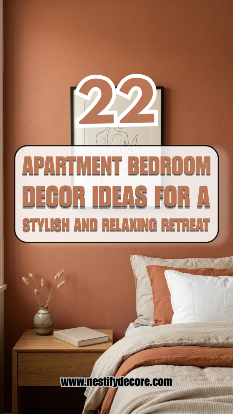 22 Apartment Bedroom Decor Ideas for a Stylish and Relaxing Retreat