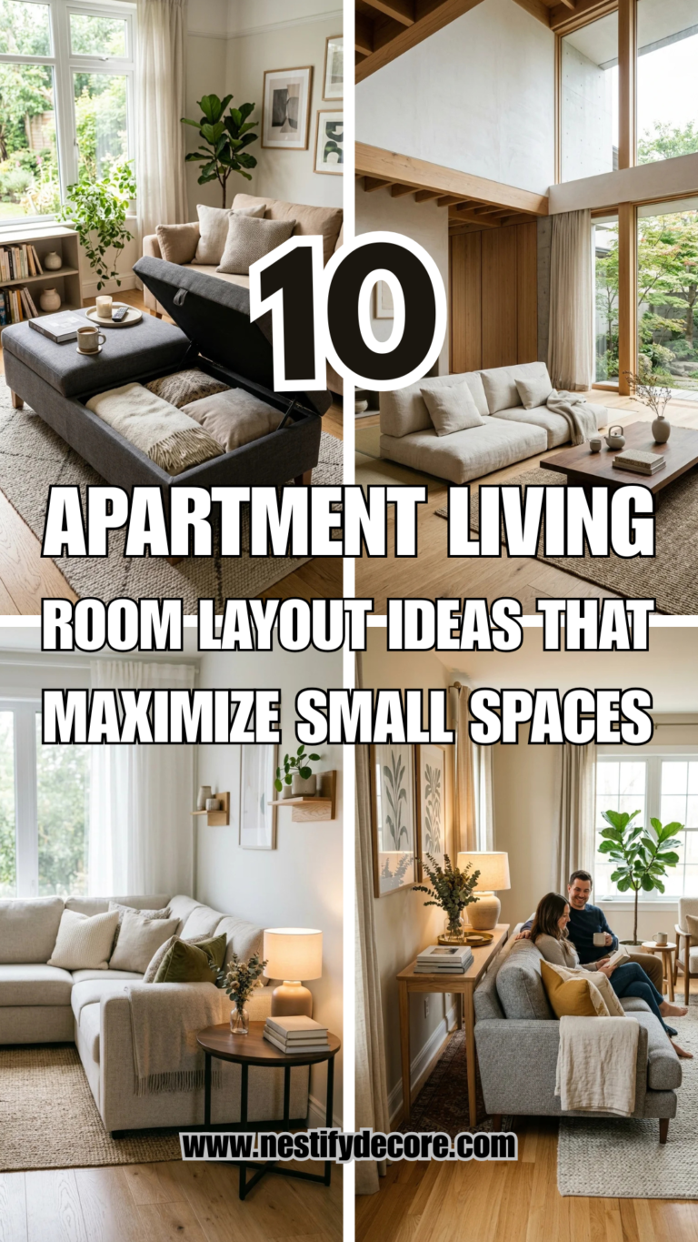10 Apartment Living Room Layout Ideas That Maximize Small Spaces