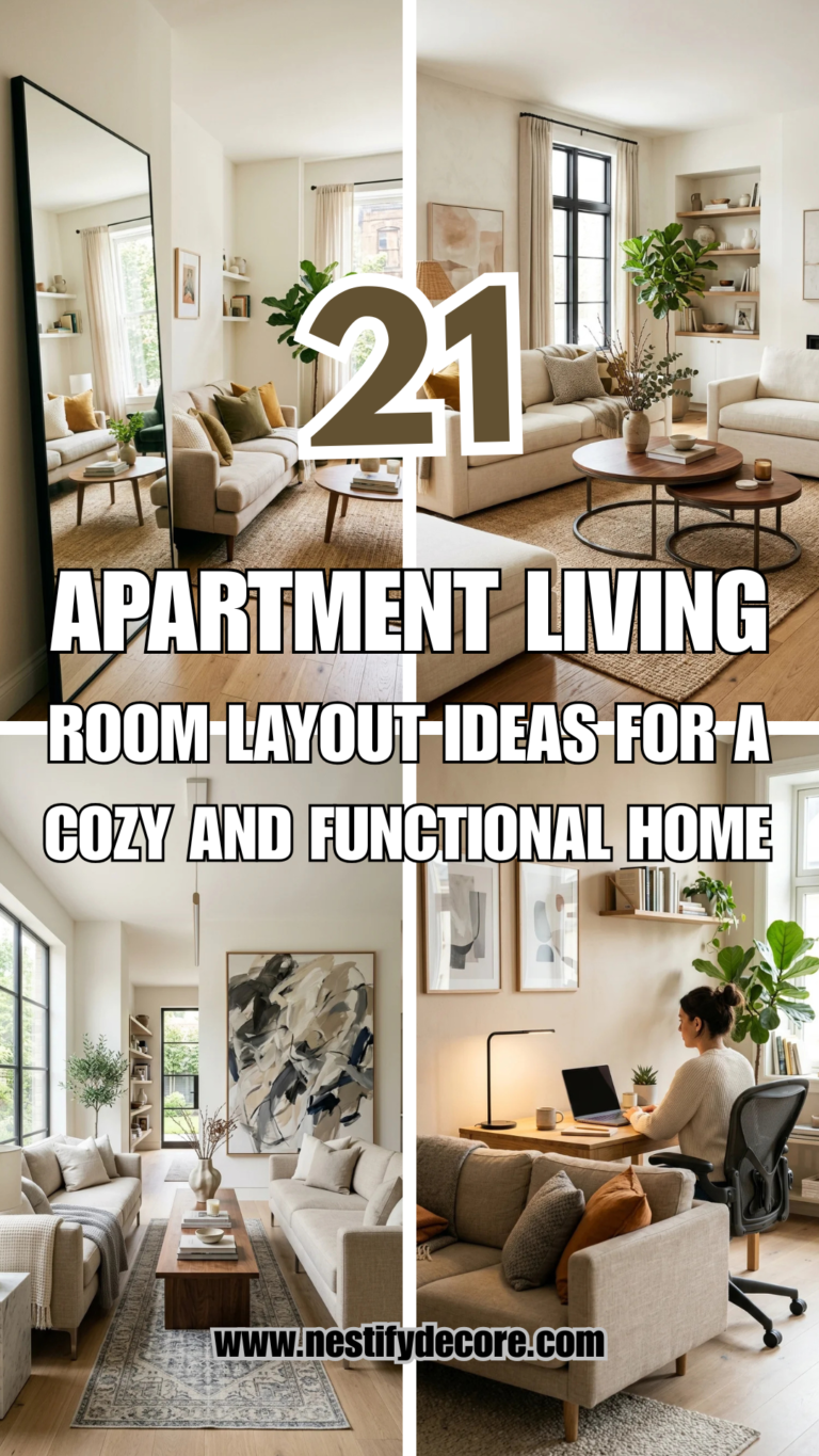 21 Apartment Living Room Layout Ideas for a Cozy and Functional Home