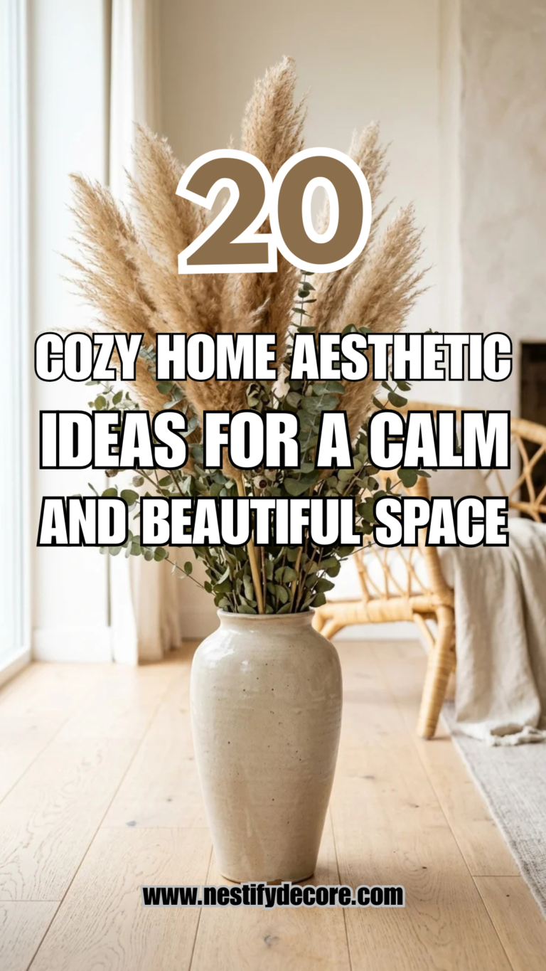 22 Cozy Home Aesthetic Ideas for a Calm and Beautiful Space