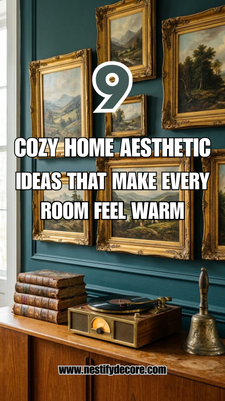 9 Cozy Home Aesthetic Ideas That Make Every Room Feel Warm