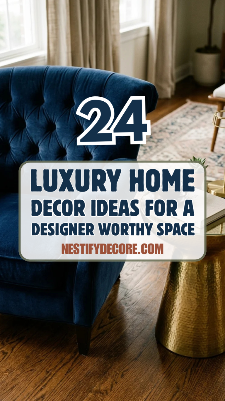 24 Luxury Home Decor Ideas for a Designer-Worthy Space