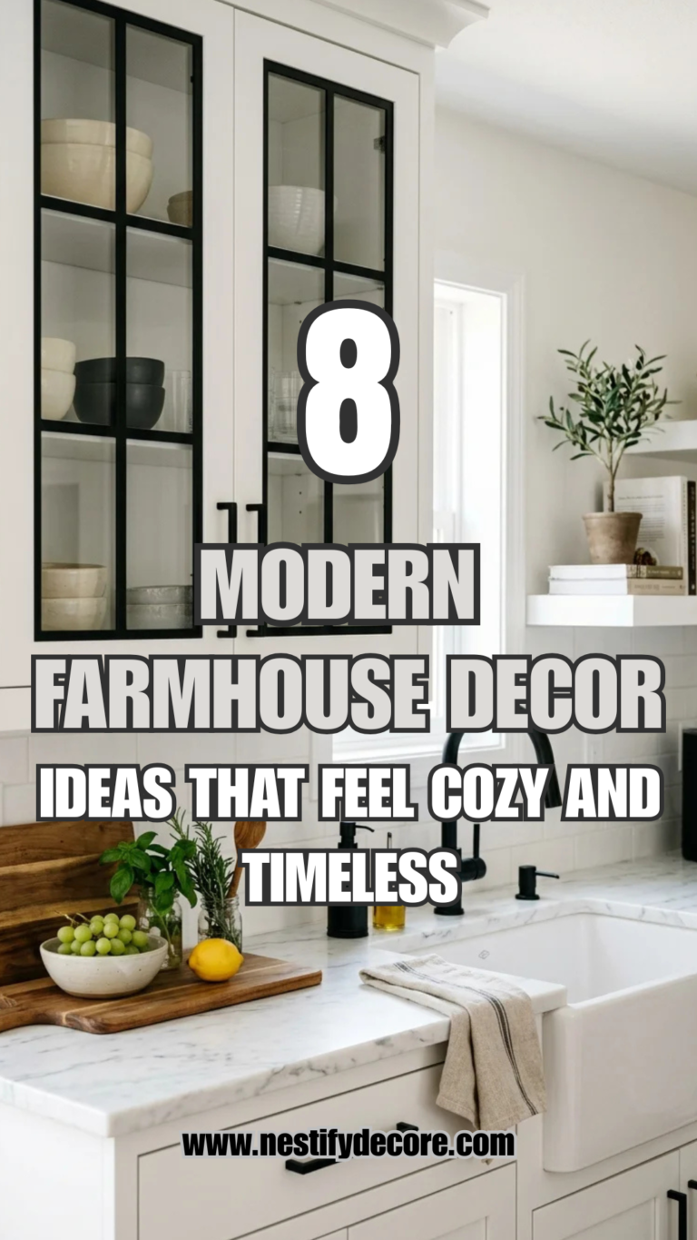 8 Modern Farmhouse Decor Ideas That Feel Cozy and Timeless